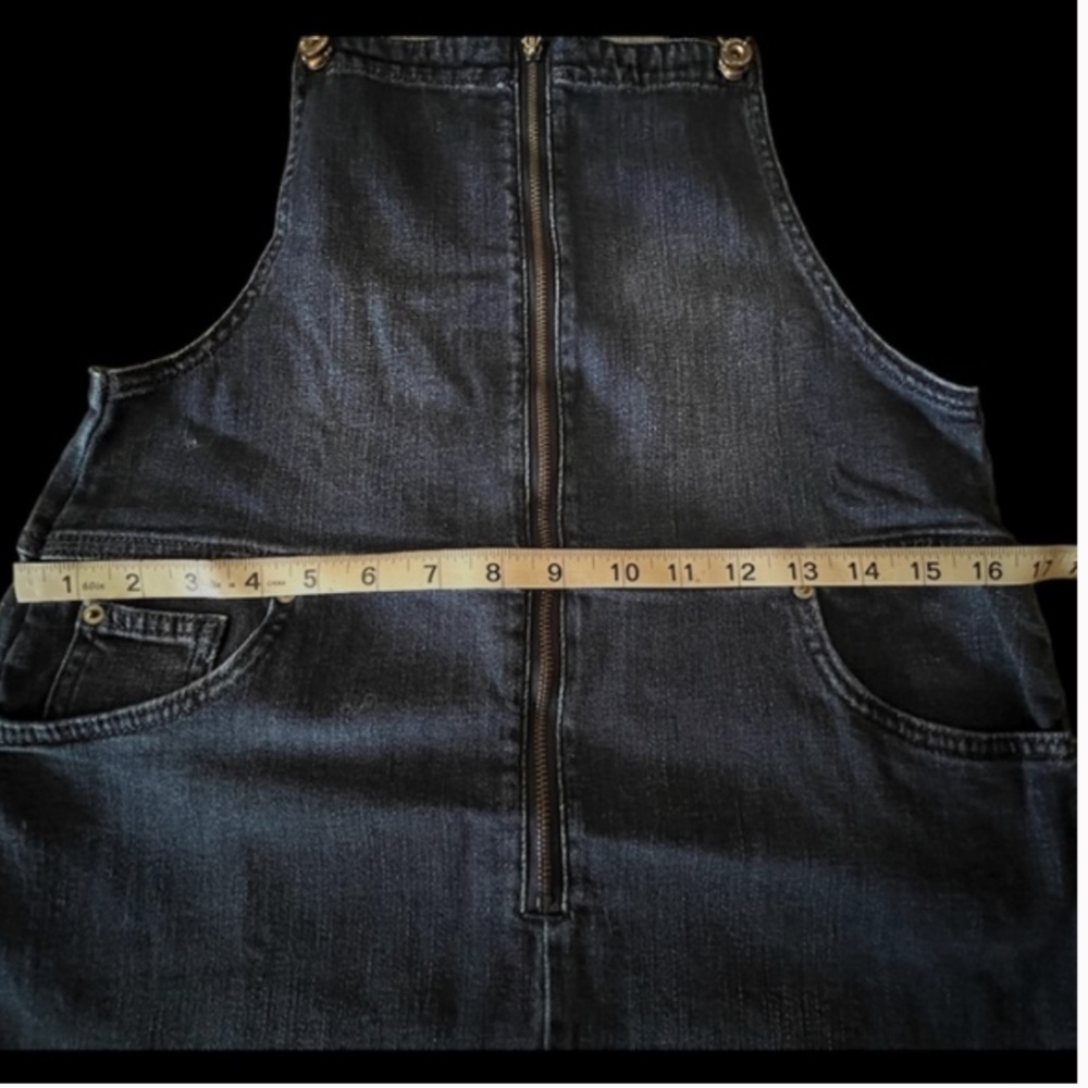 Jean/Denim Overall Dress - Picture 2 of 7